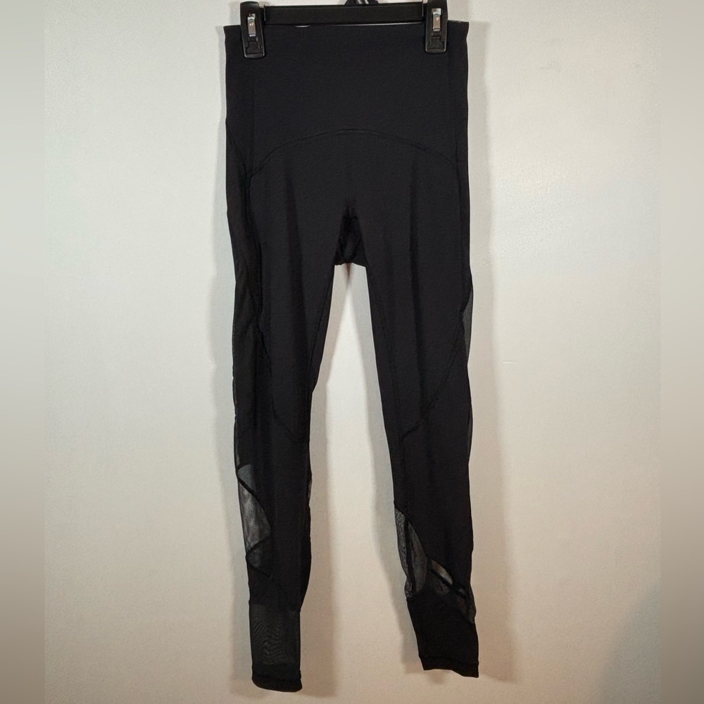 Lululemon Speed Up Tight Mesh Black Leggings Women’s Size 4